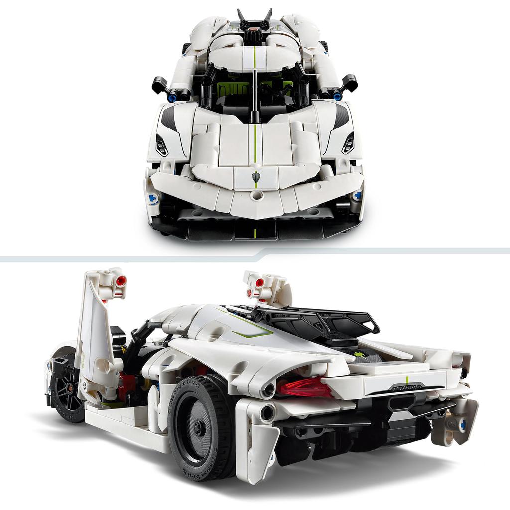 LEGO Technic Koenigsegg Jesko Absolut Hypercar 42184 Ages <White> 10+