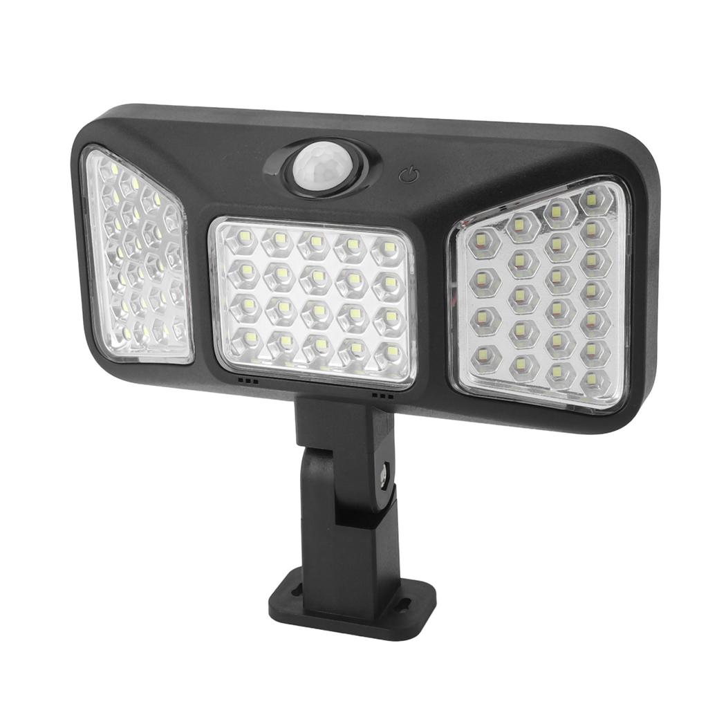 Outdoor Wall Light LED Waterproof Three Side Illuminated 140 Degree Wide Angle Solar Wall Lamp for Terrace Garage