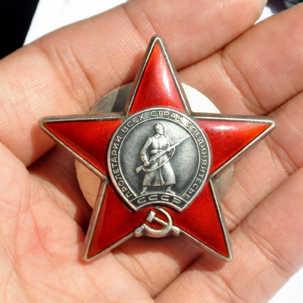 The Soviet Red Star Medal The Russian Red Army Medal USSR CCCP Medal Collection Soviet Commemorative Medal of World War II