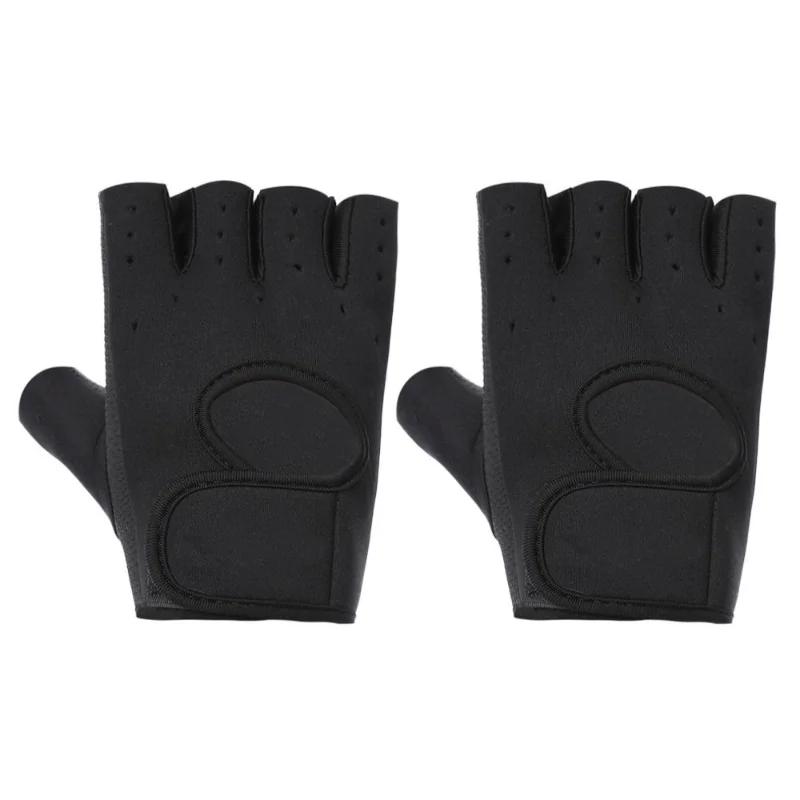 Women Men Fitness Gym Gloves Weightlifting Half Finger Breathable Non-slip Gel Pad Bodybuilding Training Dumbbells Gloves