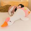 Cute Cherry Blossom Goose Throw Pillow Plush Toy Girl Bed Sleeping Doll Night Market Stall Doll