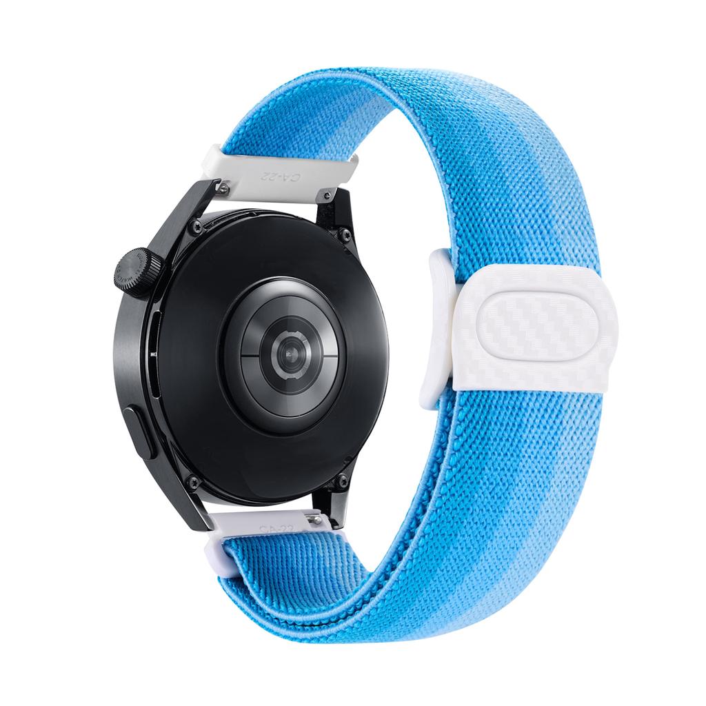 Плетеный нейлоновый ремешок 20 мм 22 мм для Huawei Watch GT/GT3 Pro/Samsung Galaxy Watch 6 5 4, магнитный браслет для Amazfit GTR/GTS Band