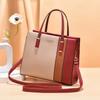 Fashion Contrasting Color Women's Handbag New Large Capacity Tote Bag Women's Shoulder Crossbody Bag Ladies Hand Bags