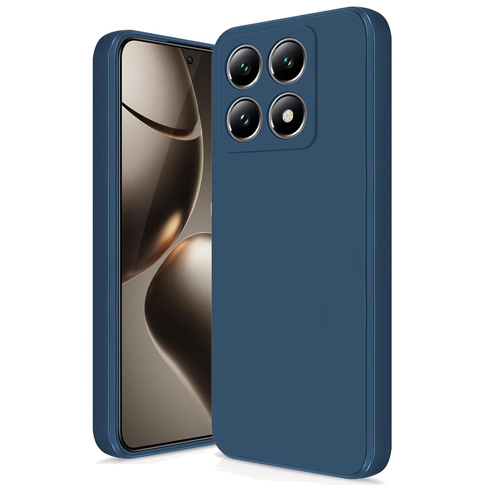 Роскошный квадратный мягкий силиконовый чехол для Xiaomi Mi 15 14 14T 13 13T 12 12T 12X 12S Pro Lite Ultra Матовый Чехол Конфетного Цвета Ударопрочный