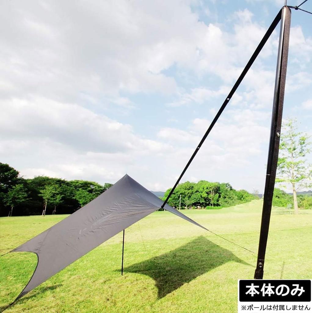 Брезент для кемпинга Canadian East x Ogawa Outdoor Pentagon Black CETO1023