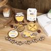Bee Tiered Tray Decoration Bee Holiday Party Decoration, Tray Sign Spring Summer Table Items For Home Kitchen Table Shelf Decoration
