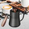 550ml Hand Punch Coffee Pot With Lid Drip Gooseneck Long Mouth Coffee Kettle Multifunctional Coffee Maker Coffee Accessories