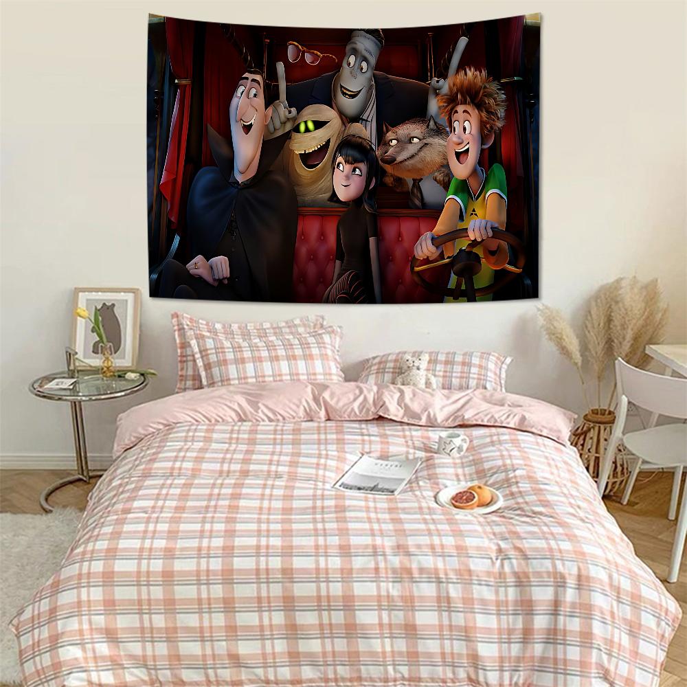 Anime Hotel Transylvania Hanging Bohemian Tapestry Bohemian Wall Tapestries Mandala Kawaii Room Decor