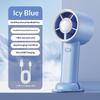 Portable Usb Rechargeable Handheld Fan With Phone Holder Low Noise Strong Airflow Suitable For Office Outdoor And Commuting Use