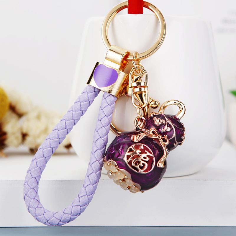 Chinese Style Lucky Money Bag Keychain - Korean Version Creative Pendant for Women