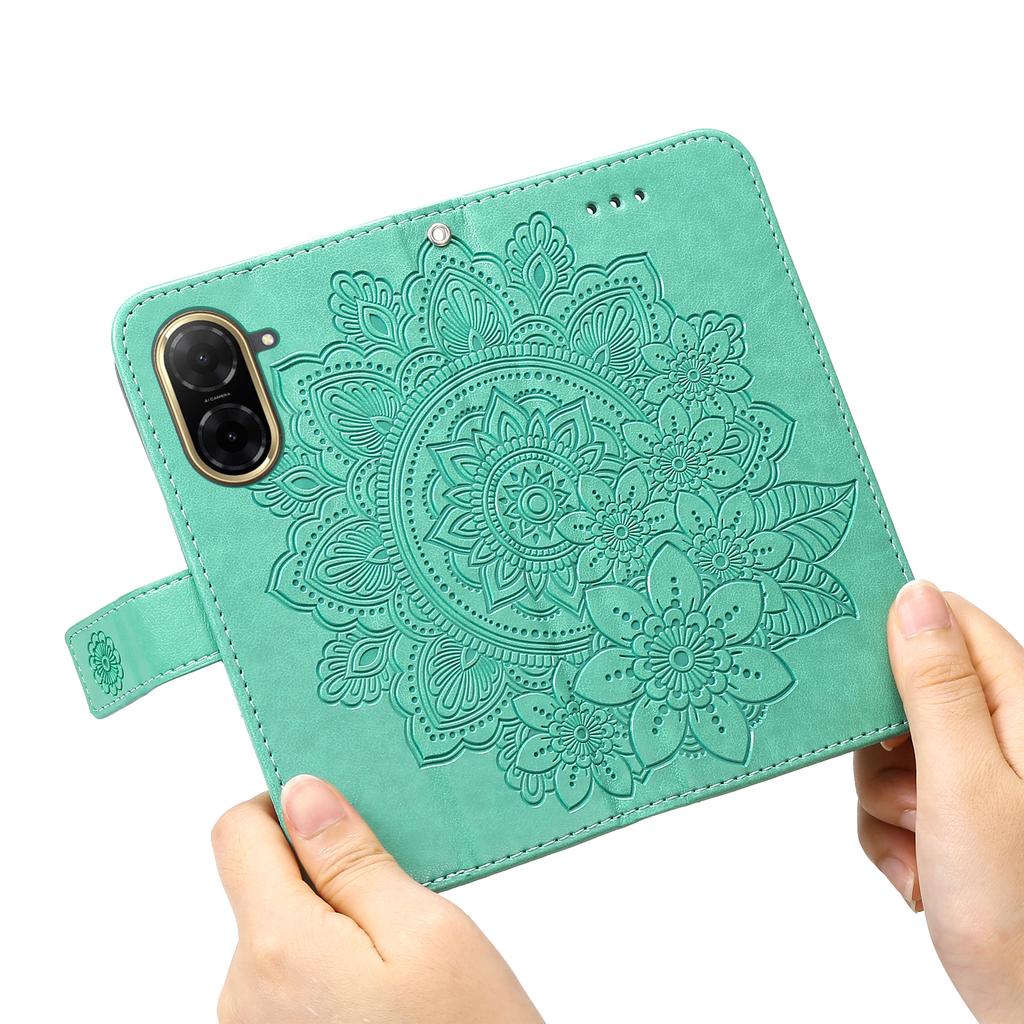 For Xiaomi Redmi A5 NFC (173.45*79.35*8.45mm) Case Floral Pattern PU Leather Wallet Stand Phone Cover