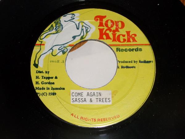 7inch Record LORD SASSAFRASS & GENERAL TREES - Come Again NONE Top Kick Record 1989 Jamaica Reggae, Ska & Dub Used