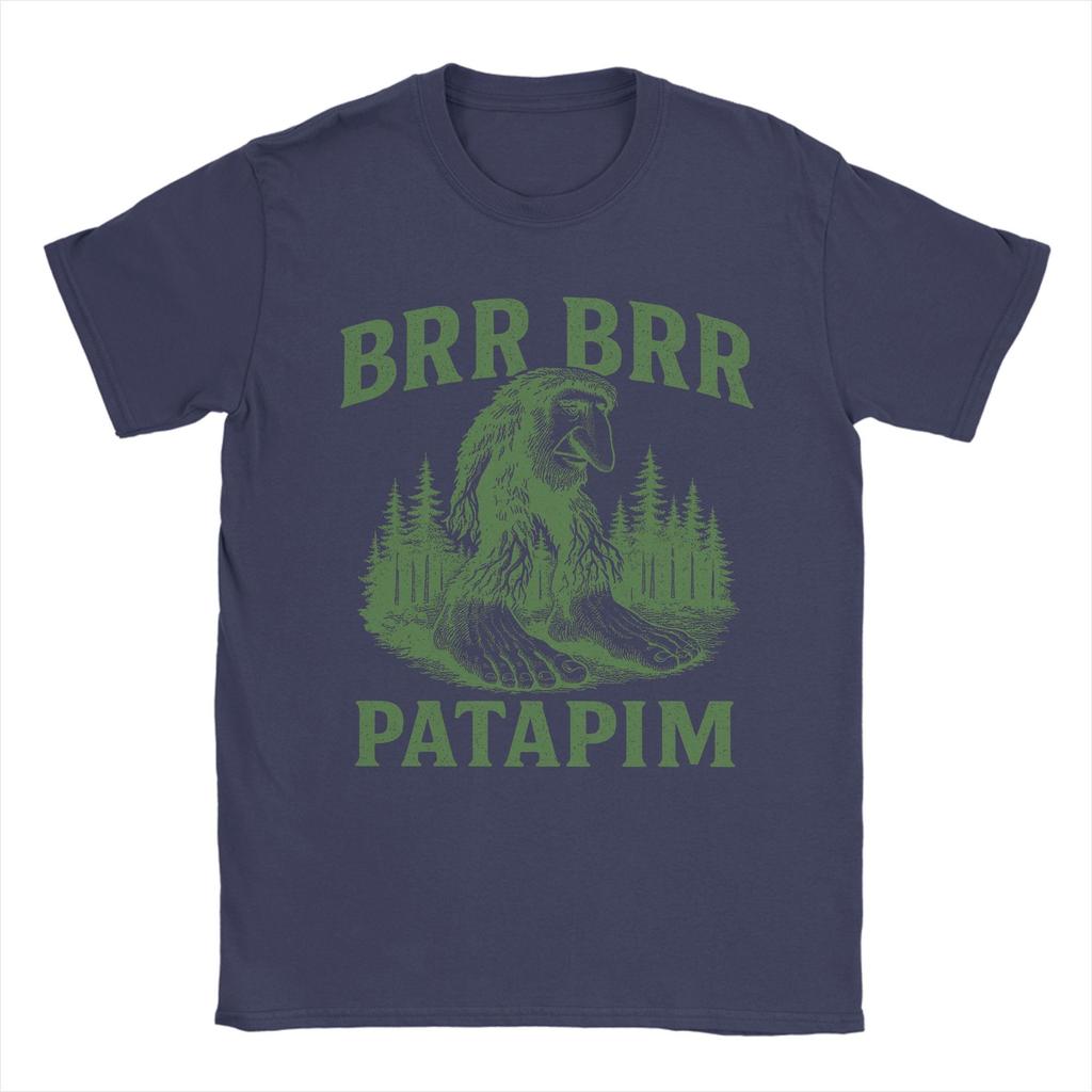 Мужские футболки Patapim The Brr Brr Forest Troll Итальянский мозговой штурм Винтажная хлопковая футболка с коротким рукавом Футболки Топы Вечеринка