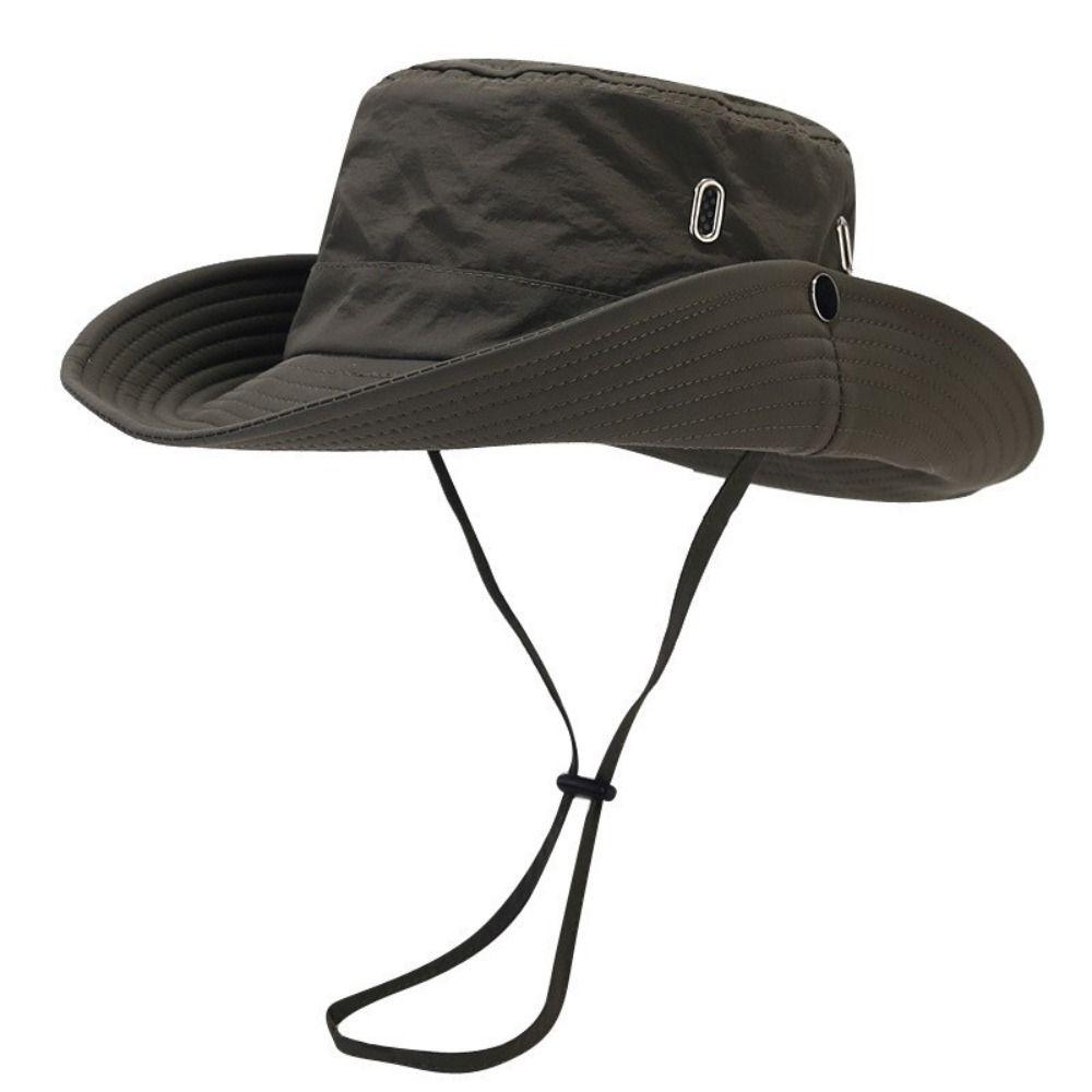 Waterproof Bucket Hat Wide Brim Mountaineering Caps Fashion Fisherman Hat Outdoor