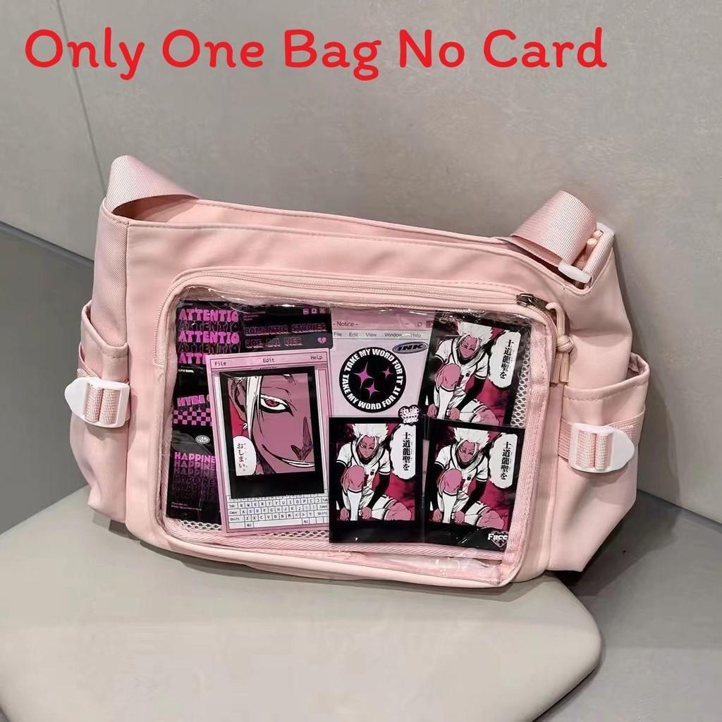 Nylon Transparent Crossbody Bag With Zipper Closure For Daily Use And School Commuting
