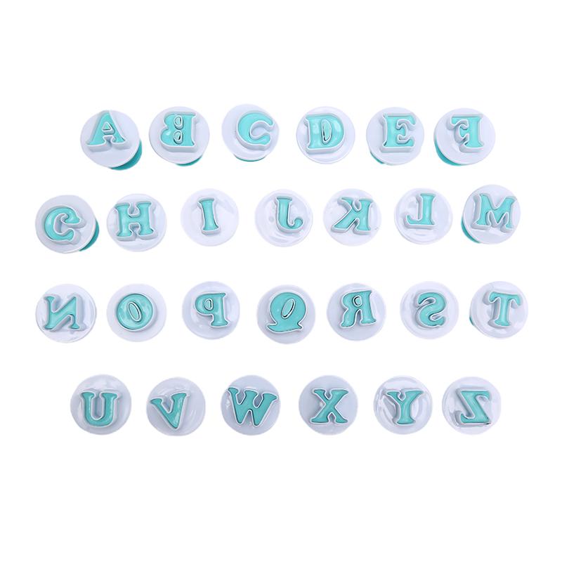 Форма для кексов Инструменты для украшения торта Алфавит Цифра Формочка для печенья Штамп Оттиск