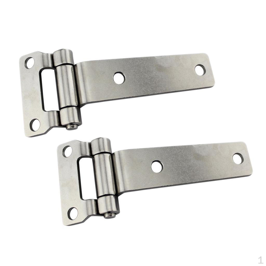 2pcs Stainless Steel Heavy Duty Boat Door Hinge Hardware Fitting