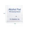 100Pcs Portable Alcohol Prep Pads Antiseptic Sterilization Swabs Wipes Cleanser 70% Alcohol Content