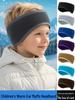 Children's Winter Ear Warmer Headband: Thick Fleece, Windproof, Cold-Proof for Running, Skiing, and Cycling.