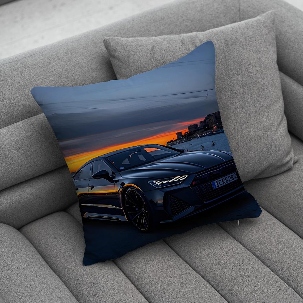 Sports Car AAudiS RS Pillow Case Soft Cushion Cases for Farmhouse Sofa Decor Home Decorations and Protector