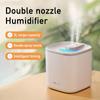 3000ML Large Capacity Air Humidifier USB Mist Maker Fogger Dual Nozzles Ultrasonic Aroma Essential Oil Diffuser with LED Light