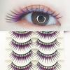 Yousheng 1 Box False Eyelashes 3D Effect with Diamond Exaggerate Dense Curly Prom Tool Chemical Fiber Beauty False Eye Lashes for Performance