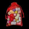 Strap Snowflake Design Organza Bags Drawstring Candy Pouch Gift Pouches Jewelry Packaging Bags