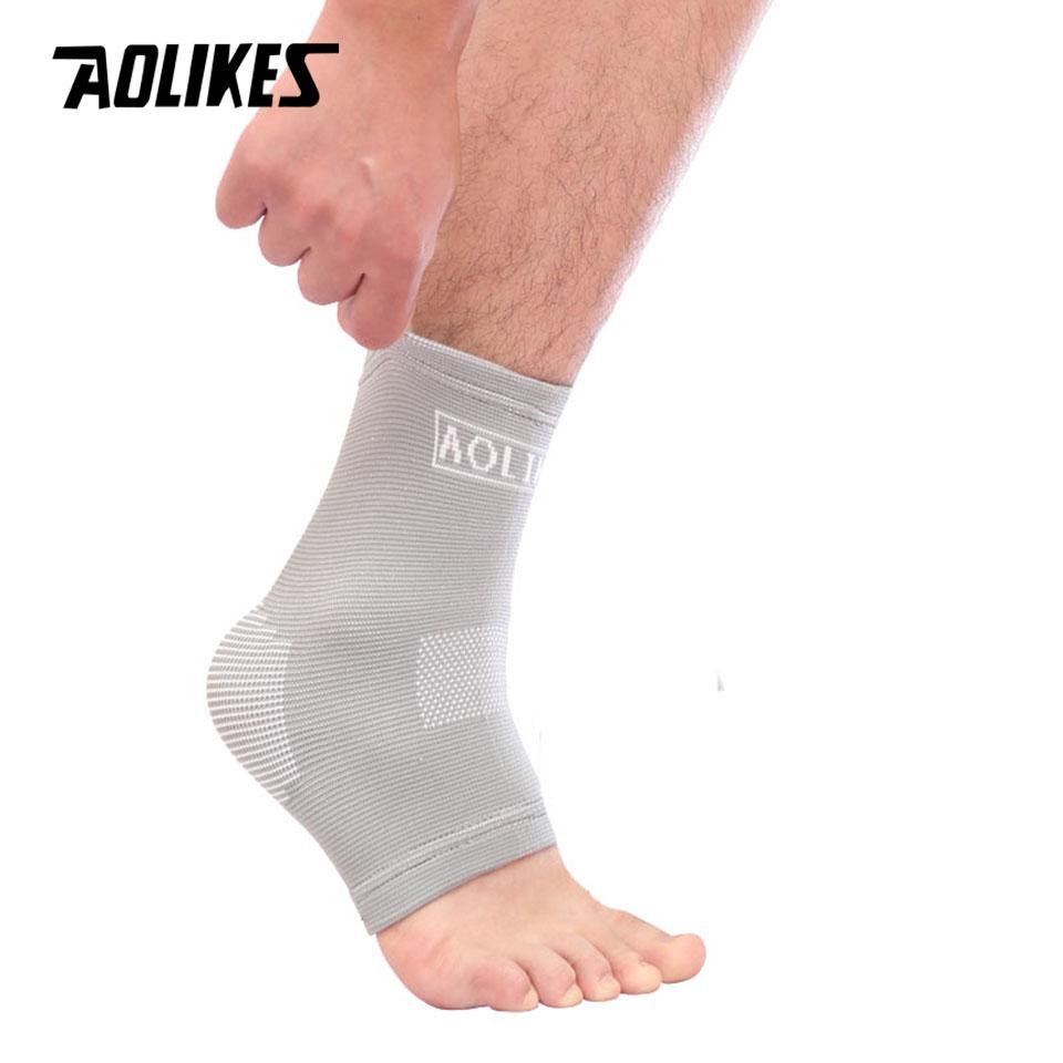 Aolikes 1 шт. Новые дышащие голеностопные бандажи для мужчин и женщин, Компрессионная поддержка голеностопа для баскетбола, бега, походов, спорта