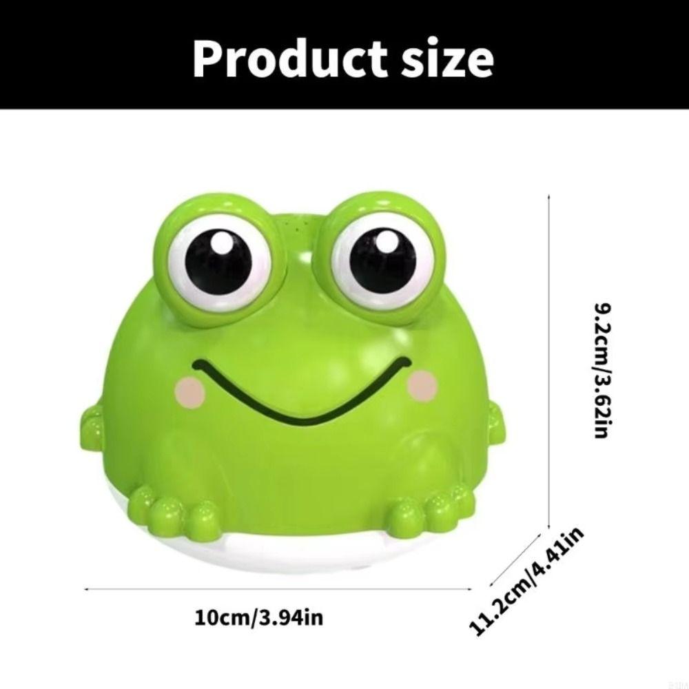 LED Light Frogs Baby Bath Toy Automatic Water Sprayer Water Sprinkler Bath Toy Bath Time