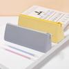 Silicone Stationery Storage Bag Zipper Stationery Organizer New Pen Bag  Gift