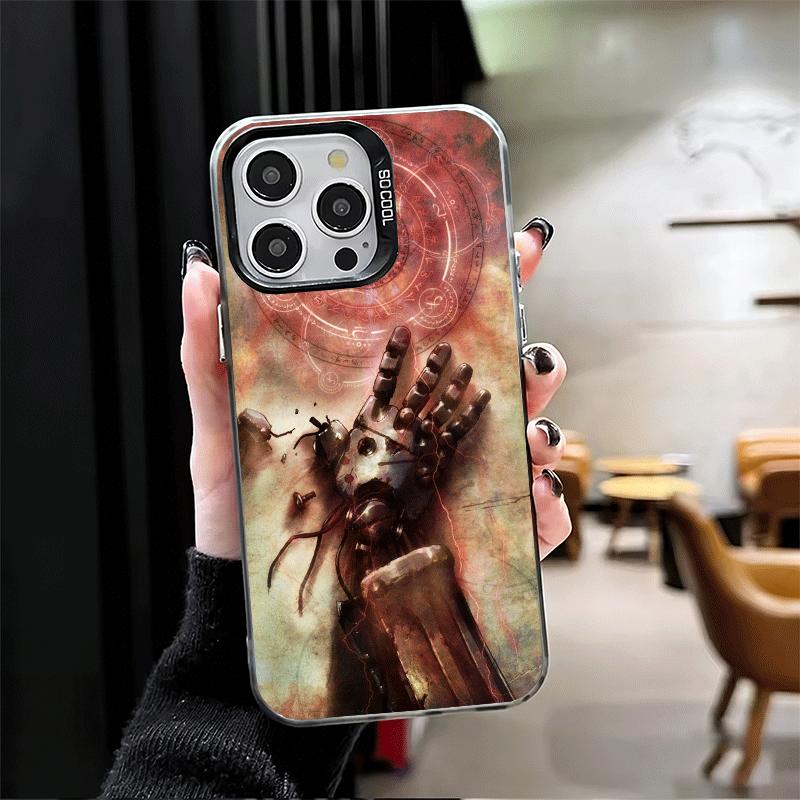 F-ullmetal A-Alchemist Аниме Ударопрочный Чехол для Телефона для iPhone 17 Air 16 16E 15 Pro Max 14 Plus 13 Mini 12 Задняя Крышка Защита от Падения F