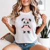Cute Panda Ballerina Pandas Animals Womens T-Shirt