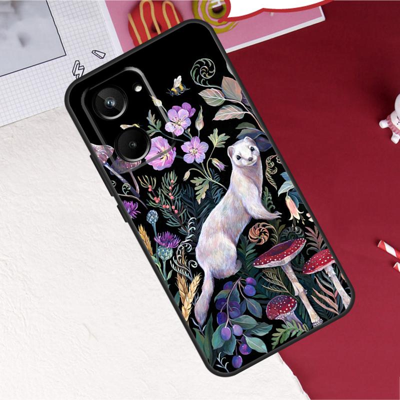 Чехол "Грибной Лес" для Realme 10 8 9 Pro Plus GT Neo 5 2T 3T Master C11 C25 C30 C31 C35 C21Y C25Y