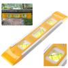 Plastic Lightweight Bubble Spirit Level Vial Triple Measure Ruler Tool Kit New