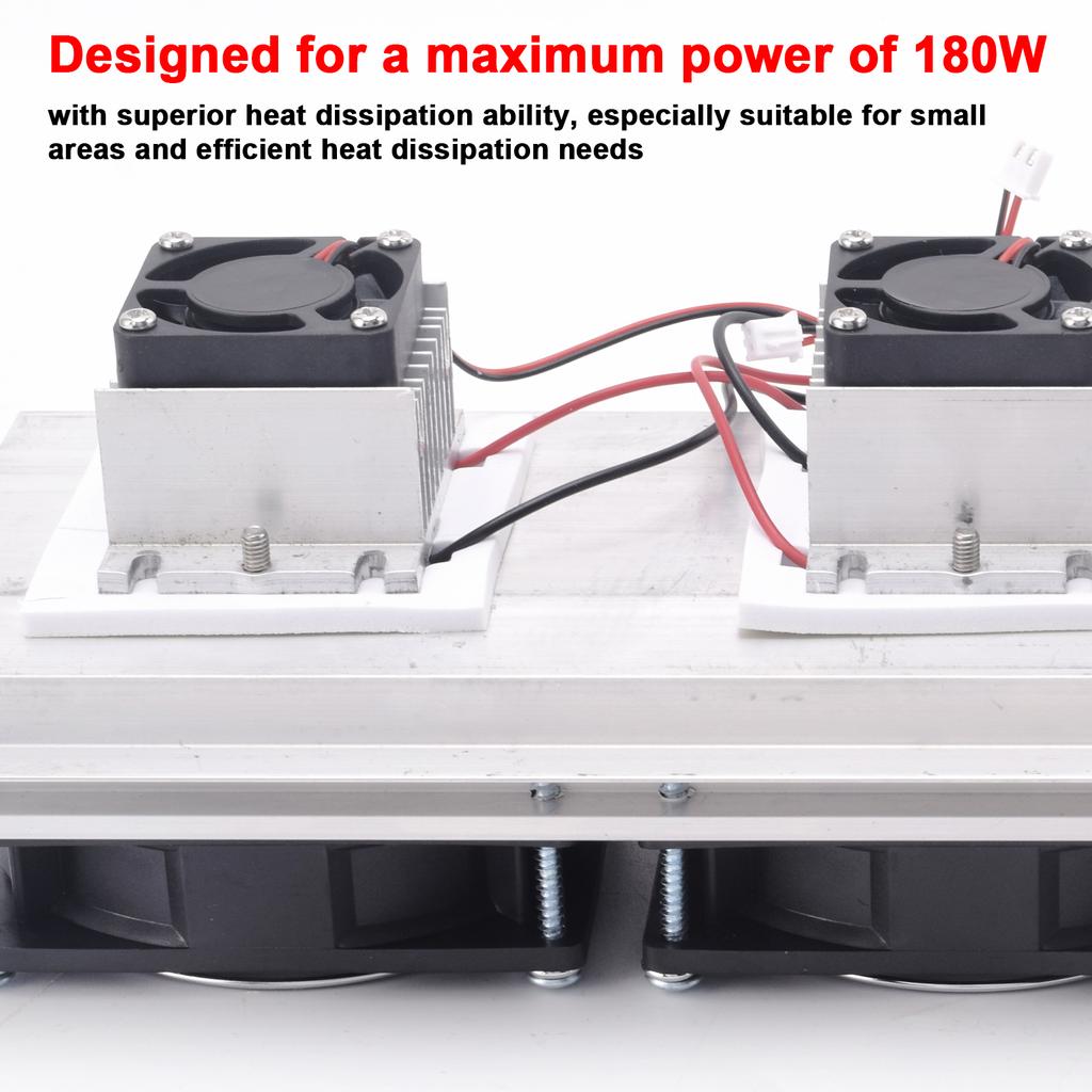 DIY Термоэлектрический охладитель Полупроводниковый охладитель 180 Вт Высокомощное охлаждающее устройство