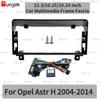 Рамка для Android-магнитолы автомобиля для Opel Astra H 2004-2014 12,3-дюймовый 2DIN кронштейн для экрана Carplay Панель магнитолы Жгут проводов Коробка Canbus