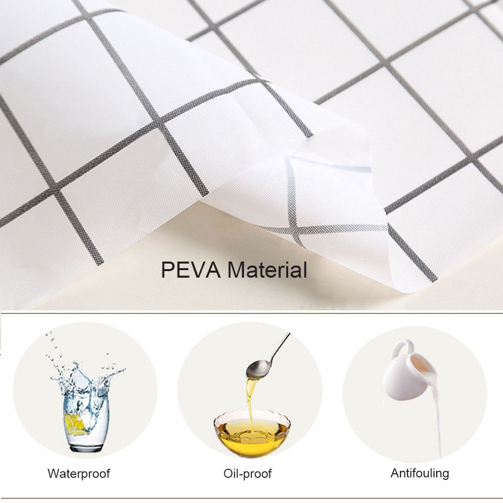 Пластиковая ПВХ Водонепроницаемая Маслостойкая Кухонная Обеденная Скатерть Прямоугольная Клетчатая Принтованная Скатерть Чехол Мат Клеенка Защита от Загрязнений