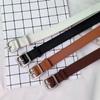 Fashion Wild Skirt Casual Pants Bands Square Buckle Waistband Ladies Dress Belts PU Leather Belt