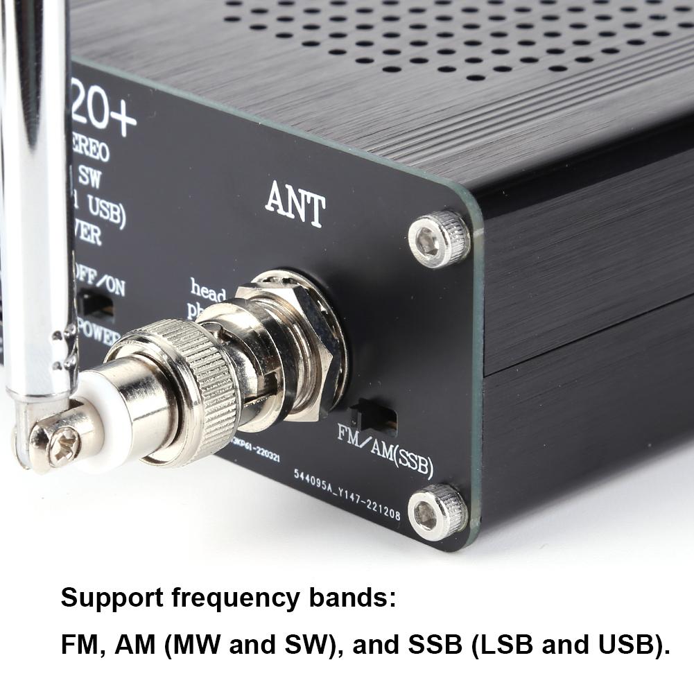 XR-118 ATS-20+Si4732 Полнодиапазонный приемник-сканер 0,96-дюймовый OLED-экран FM AM SSB Сканер AM MW&SW SSB LSB & USB с антенной