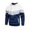 Men's Long-Sleeve Hooded Sweatshirt - Warm, Loose Casual Jacket for Autumn/Winter