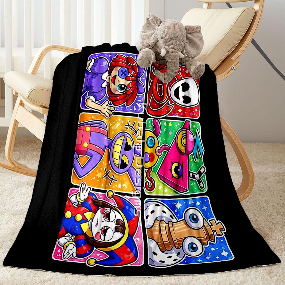 Digital Circus11 Blankets are suitable for living rooms,making them an ideal choice for outdoor travel and gifts.