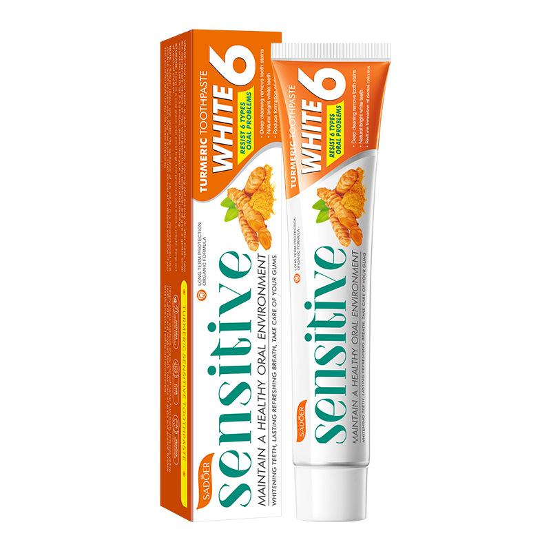 Зубная паста с пробиотиками на основе растений и фруктов SADOER для отбеливания полости рта и защиты десен