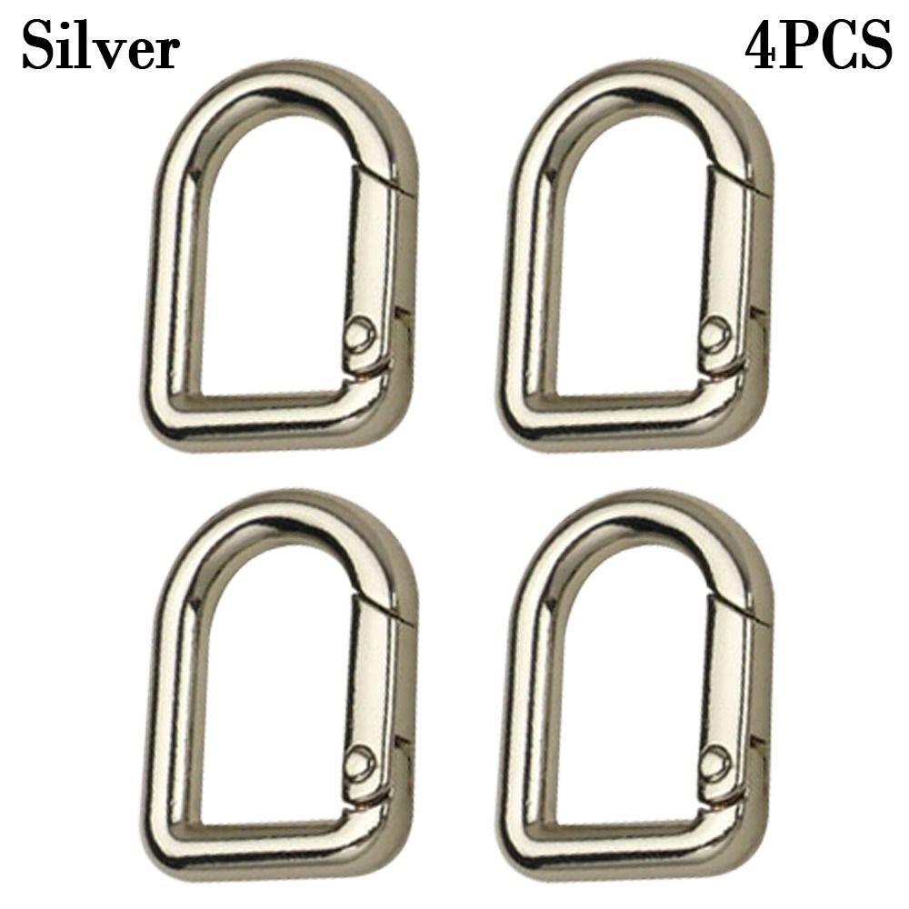 Золото серебро Крючки из цинкового сплава Круглые пружинные защелки-триггеры Пряжки с О-образным кольцом Карабин Кошельки Сумки Защелка-зажим Пряжка для ремня сумки