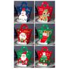 6pcs Candy Cookies Packaging Christmas Box New Year Tree Pendant Gift Decoration Party Kinds Favors Santa Claus For Home