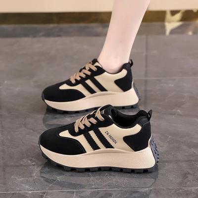 Женская обувь на толстой подошве 2025 Новый тренд Универсальная повседневная вулканизированная обувь Женские качественные теннисные кроссовки Chaussure Femme