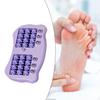 Compact Foot Massager Tool Featuring 24 Rollers, for Various Users