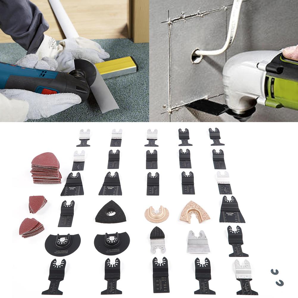 108 шт. Универсальный набор инструментов для резки и полировки осцилляторных пил из высокоуглеродистой стали, совместимый с