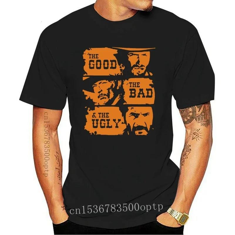 New The Good The Bad The Ugly Classic Spaghetti Western Movie Clint Cheapest Men Purple Tee Shirt Round Neck Hip t-shirt#Color