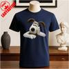 Wallace and Gromit Printed T-shirt Tops Cartoon and Anime Printed T-shirt Summer Cotton Casual Breathable Camisetas Tees