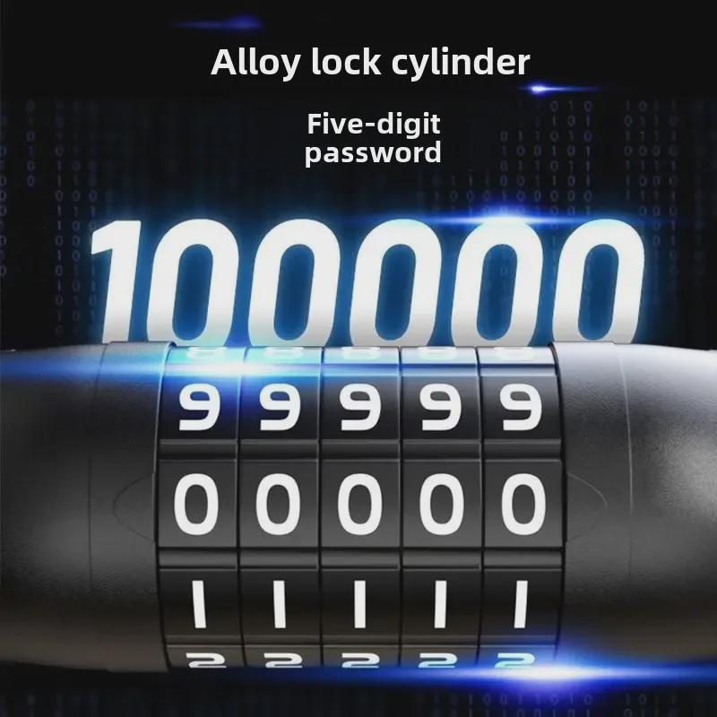 Anti-Theft Electric Vehicle Chain Lock for Motorcycles and Bicycles